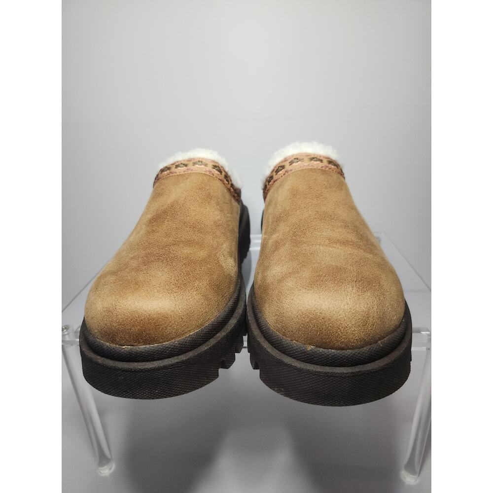 Skechers Women's Platform Mule Clogs Slippers Tan Brown Sz 8.5 NWT Memory Foam - Picture 6 of 16